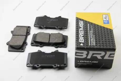 Гальмівні колодки перед. Toyota Land Cruiser/Hilux VII/Lexus GX/ MITSUBISHI PAJERO 01- (sumitomo) Bremsi BP3139