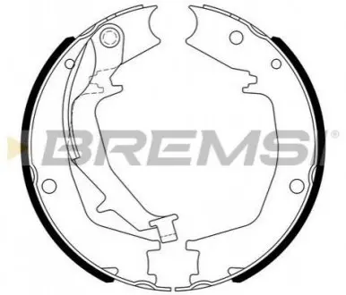 Колодки ручного тормоза Hyundai Santa FE I 01-6,Trajet 00-08, Elantra 00-06/Kia Sportage 04- Bremsi GF0727