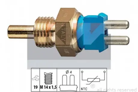 Датчик, температура охлаждающей жидкости Kw 530 139