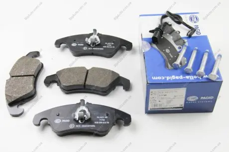 Колодки гальмівні дискові комплект; передн. Hella pagid 8DB 355 013-751
