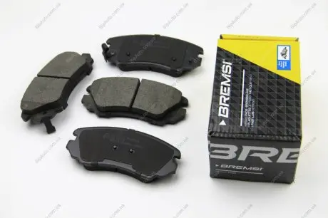 Гальмівні колодки перед. Hyundai Tucson 04-10/Kia Sportage 04- (mando) з датчиком Bremsi BP3146