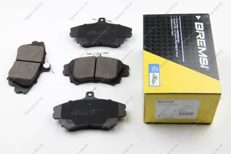 Тормозные колодки перед. MITSUBISHI COLT/SMART FORFOUR/VOLVO S40 I/V40 95-12 (TRW) Bremsi BP2703 (фото 1)