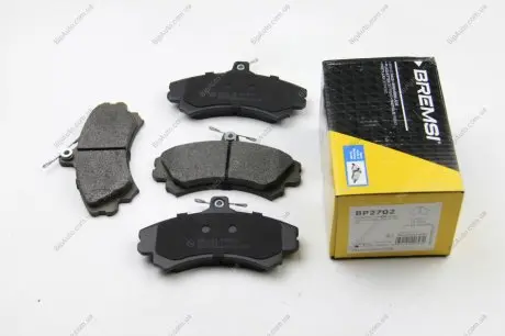 Гальмівні колодки перед. Mitsubishi Colt/Volvo S40/V40 1.1-2.0 i/TD 95- (TRW) Bremsi BP2702