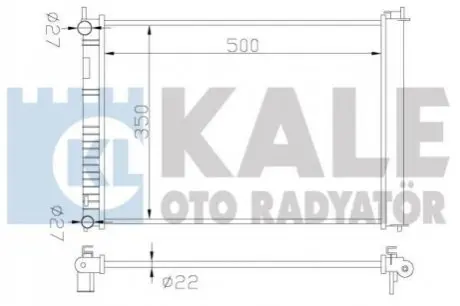 Теплообмінник KALE OTO RADYAT?R Kale Oto radyator 349500