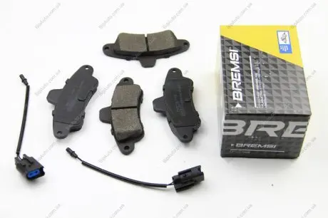 Тормозные колодки зад. Ford Mondeo 93-00 (Bendix) с датчиком (115,8x53,7x15) Bremsi BP2562 (фото 1)
