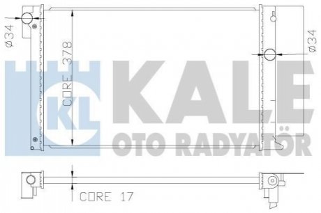 Теплообмінник KALE OTO RADYAT?R Kale Oto radyator 371900 (фото 1)