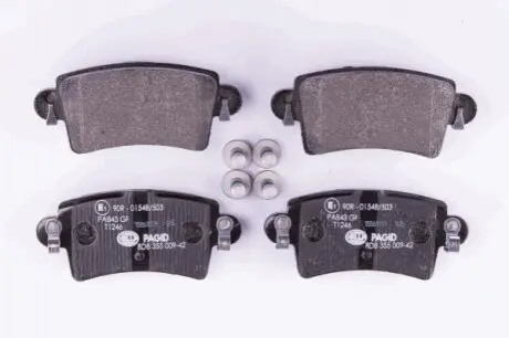 Тормозные колодки зад. Master/Movano 00- 8DB355009-421 Hella pagid 8DB 355 009-421