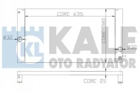 ТЕПЛООБМЕННИК KALE OTO RADYAT?R Kale Oto radyator 352800