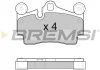 Тормозные колодки зад. Audi Q7/Touareg/Cayenne (Brembo) (112,2x73,2x16,2) BREMSI BP3097