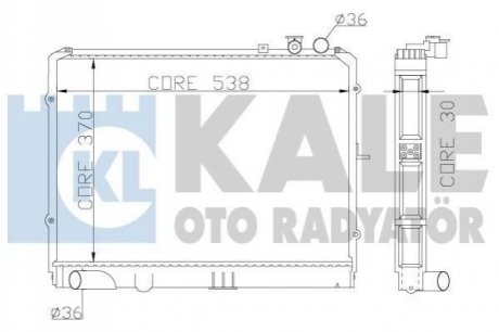 Теплообмінник KALE OTO RADYAT?R Kale Oto radyator 369900 (фото 1)
