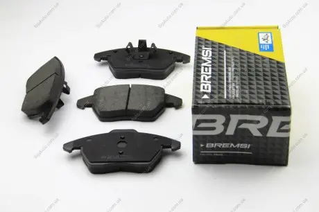 Гальмівні колодки перед. Citroen C4/Peugeot 207/208/307/308/Jetta IV 07- Bremsi BP3174 (фото 1)