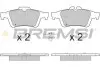Тормозные колодки зад. Connect/Focus II//Citroen C5/Saab 9-3 01- (ATE) BREMSI BP3217
