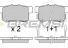 Гальмівні колодки зад. Civic 98-/Accord 90-03 (Akebono) (47,5x89x14,5) BREMSI BP2544