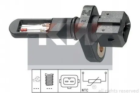 Датчик температури повітря Kw 494 001