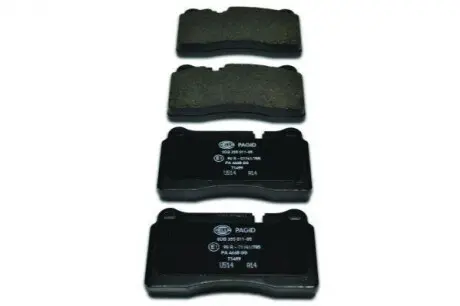 Колодки тормозные комплект Hella pagid 8DB 355 011-851
