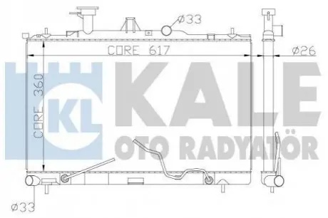 ТЕПЛООБМЕННИК KALE OTO RADYAT?R Kale Oto radyator 369700