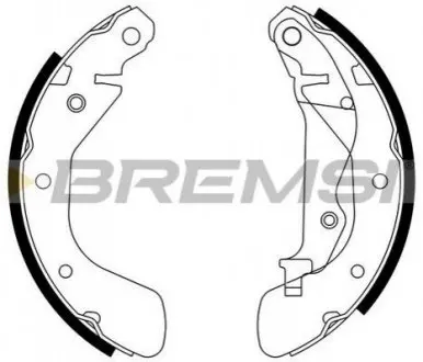 Гальмівні колодки зад. Chevrolet Aveo,Kalos 03-/Daewoo Kalos 02- Bremsi GF0633