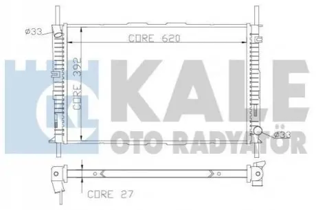 Теплообмінник KALE OTO RADYAT?R Kale Oto radyator 368700