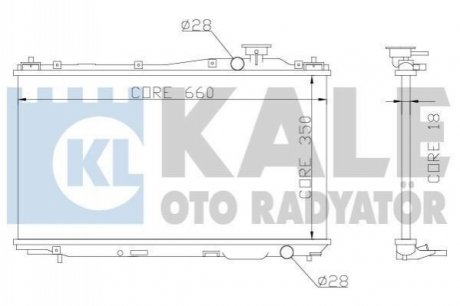 Теплообмінник KALE OTO RADYAT?R Kale Oto radyator 357000 (фото 1)