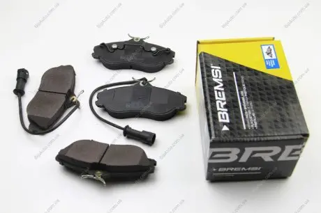 Гальмівні колодки перед. Audi 80/100 84-95 (TRW) (145x71x19,4) Bremsi BP2382