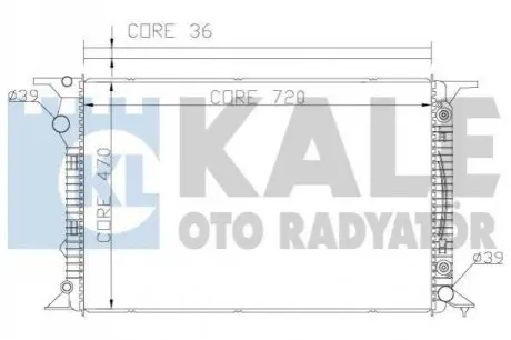 ТЕПЛООБМЕННИК KALE OTO RADYAT?R Kale Oto radyator 367700