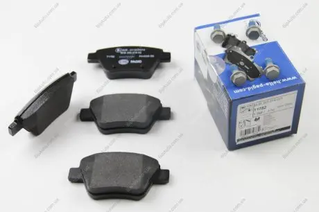 Тормозные колодки зад. Caddy/Jetta 10-/Golf 09-13 Hella pagid 8DB355014-021