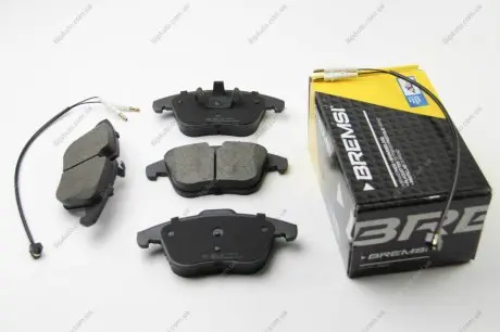 Гальмівні колодки перед. Citroen C5 09-/Peugeot 508 10- (ATE) Bremsi BP3487