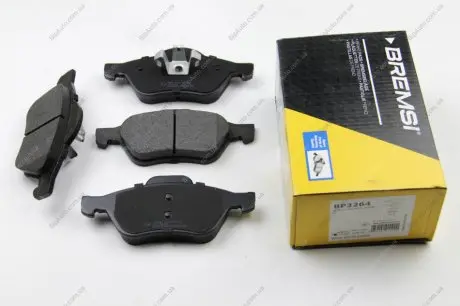 Гальмівні колодки перед. Renault Megane/Scenic/Clio 02- (ATE) Bremsi BP3264