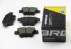 Тормозные колодки зад. Peugeot 207/307/Citroen C4 06- (Bosch) BREMSI BP3198