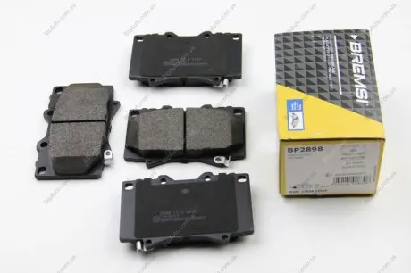 Гальмівні колодки перед. Toyota Land Cruiser 90-09 (sumitomo) Bremsi BP2898