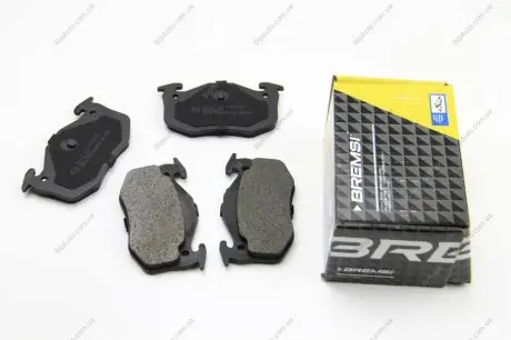 Гальмівні колодки зад. Peugeot 206 99-/Renault Megane I 96-03 Bremsi BP2217 (фото 1)