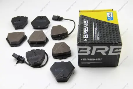 Гальмівні колодки перед. Audi A6 97-05/VW Passat 96-05 (TRW) Bremsi BP3121