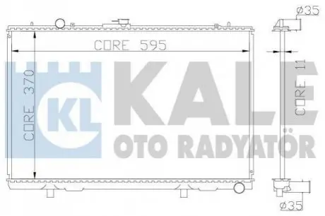 Теплообмінник KALE OTO RADYAT?R Kale Oto radyator 362200