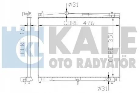 ТЕПЛООБМЕННИК KALE OTO RADYAT?R Kale Oto radyator 342215
