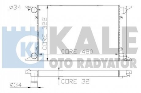 Теплообмінник KALE OTO RADYAT?R Kale Oto radyator 139000 (фото 1)