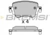 Тормозные колодки зад. Octavia III/Sharan/Audi Q3 12- (TRW) BREMSI BP3623