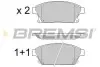 Гальмівні колодки перед. Astra J/Zarifa/Chevrolet Cruze 09- Bremsi BP3405 (фото 1)