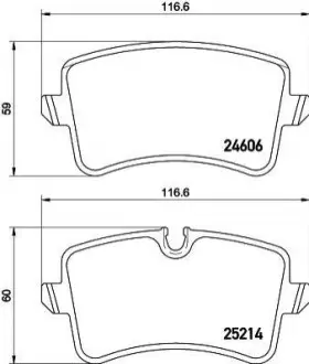 Комплект гальмівних колодок Hella pagid 8DB 355 016-061