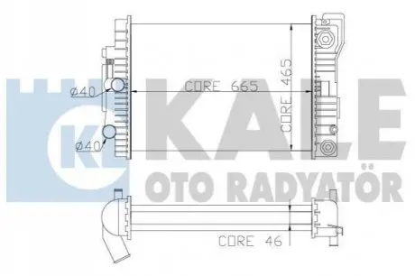 ТЕПЛООБМЕННИК KALE OTO RADYAT?R Kale Oto radyator 351500