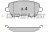 Тормозные колодки перед. Kangoo/Logan 08-/Duster 10- (TRW) BREMSI BP3026