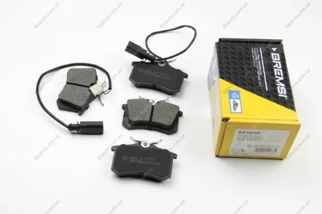 Тормозные колодки зад. Sharan/Galaxy/Alhambra 97-10 (TRW) Bremsi BP3006