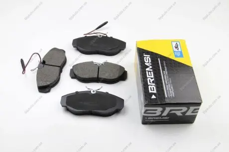 Гальмівні колодки перед. Ducato 94-99/Boxer 94-02 (1.4t) Bremsi BP2614