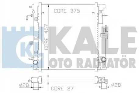 ТЕПЛООБМЕННИК KALE OTO RADYAT?R Kale Oto radyator 365700