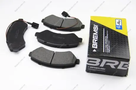Гальмівні колодки перед. Jumper/Ducato/Boxer 06- (1.7t) Bremsi BP3323