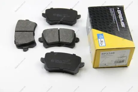 Тормозные колодки зад. Passat 05-/Sharan 10-/Tiguan 07- Bremsi BP3366