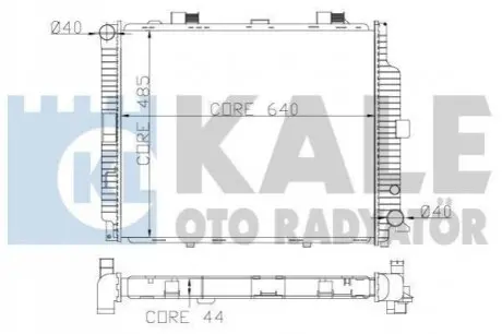 ТЕПЛООБМЕННИК KALE OTO RADYAT?R Kale Oto radyator 361500