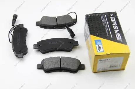 Гальмівні колодки зад. Jumper/Ducato/Boxer 06- (Bosch) Bremsi BP3612