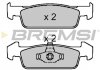 Тормозные колодки перед. Logan II/Sandero II 12- (ATE) BREMSI BP3647