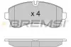 Тормозные колодки перед. Sprinter/Crafter 06- (спарка) Bremsi BP3290 (фото 1)