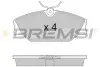 Тормозные колодки перед. Laguna I/Megane I 95-03 (TRW) BREMSI BP2874